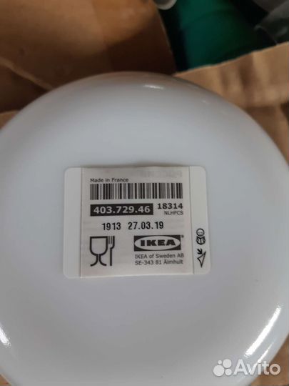 Тарелки и Салатники Офтаст IKEA