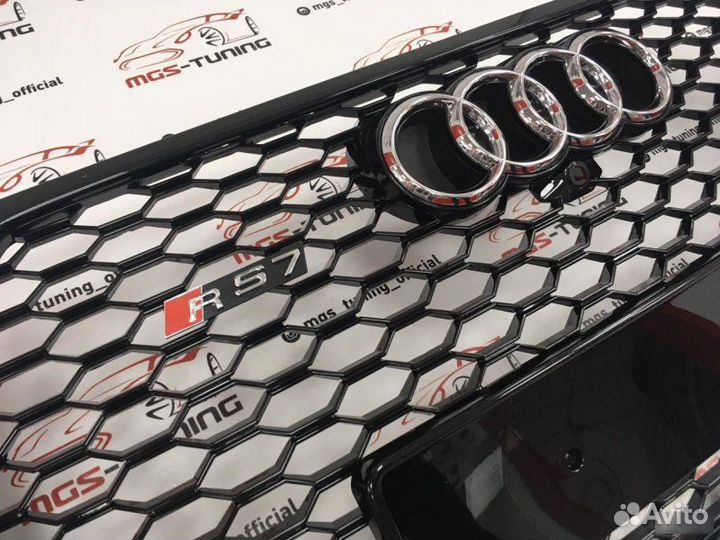 Решётка на Audi Q7 15-н.в. RSQ7 дизайн 3