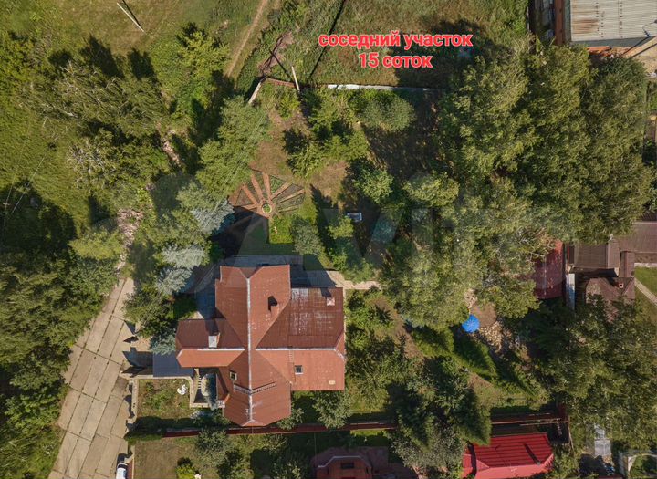 Коттедж 510 м² на участке 25 сот.