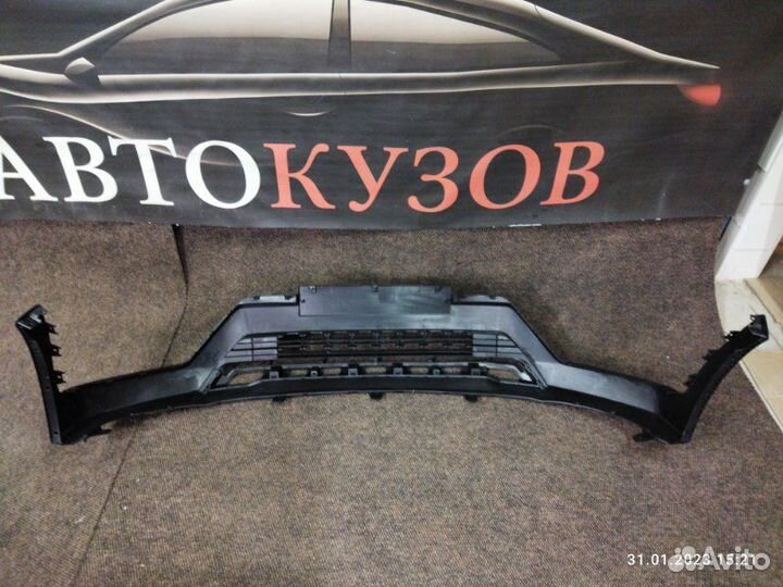 Губа юбка бампера передняя Hyundai Creta 2015-2021