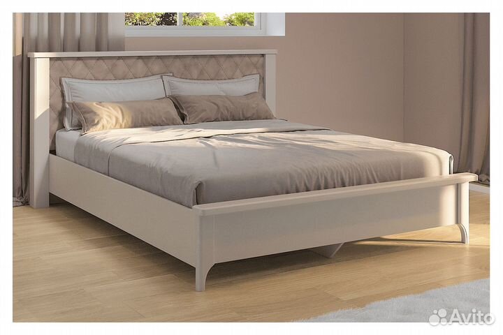 Флорентина кровать 160 см (сатин)