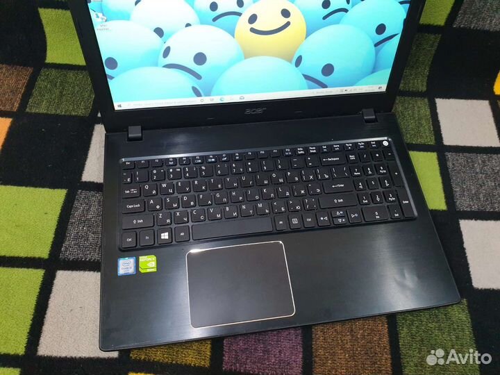 Игровой ноутбук Acer aspire E5-575G i3 видео 2Гб