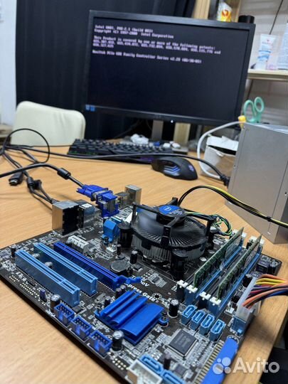 Материнская плата Asus P7H55-M PRO+i3+4GB