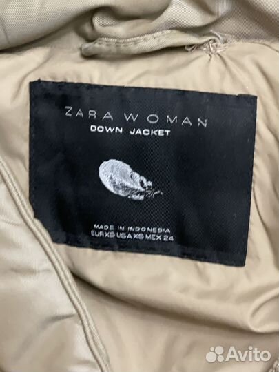 Пуховик женский 42 44 zara