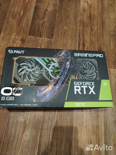 Видеокарта geforce RTX 3070 Palit Gaming pro