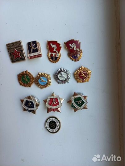 Значки СССР спортивные