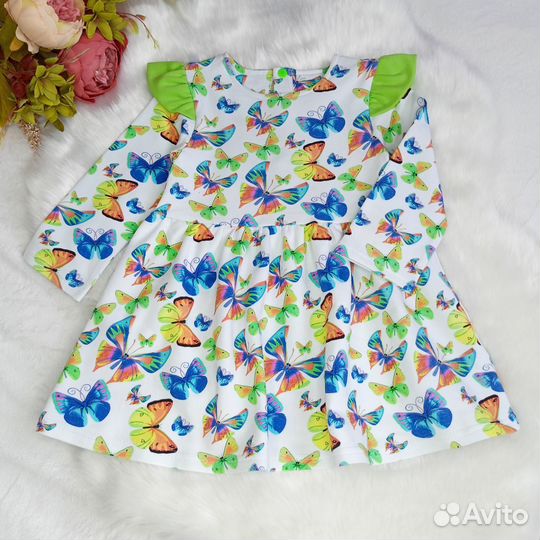 Платье для девочки 92