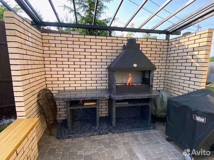 Печь барбекю, зона барбекю, гриль, мангал