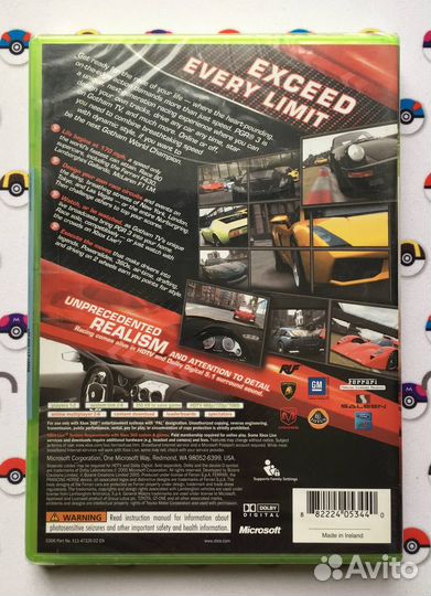 Project Gotham Racing 3 Xbox 360 Новая Видеоигра
