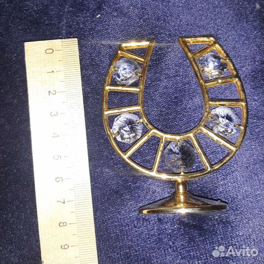 Антиквар подкова с кристаллами