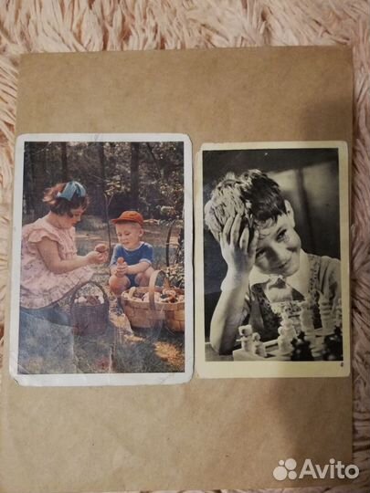 Старые открытки СССР пионеры дети