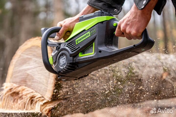 Greenworks GD60CS25 цепная пила, 60V