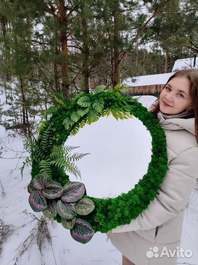 Живое панно из мха: зеленый уголок у вас дома