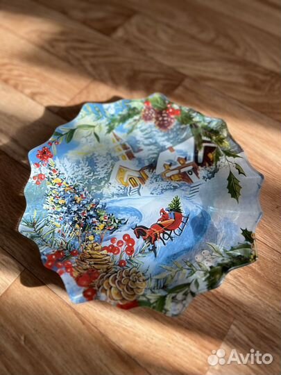 Блюдо круглое