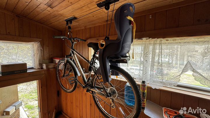 Детское кресло для велосипеда на багажник