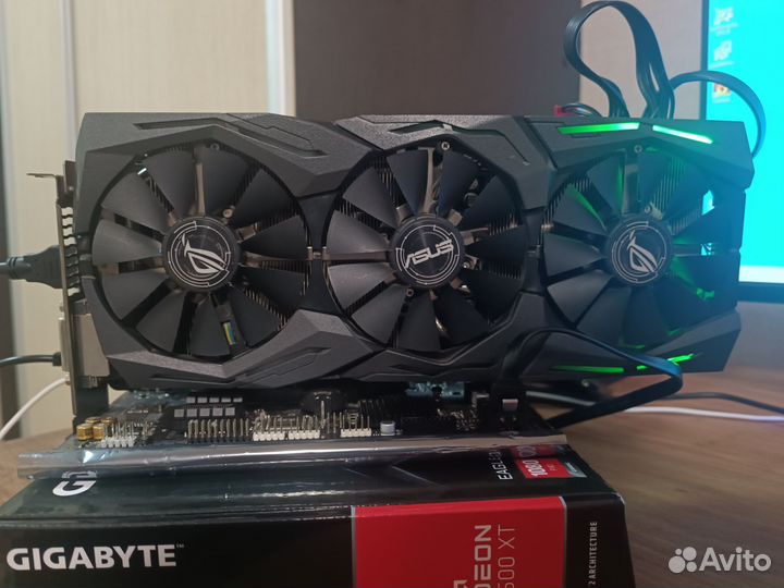 Видеокарта asus Strix geforce gtx 1080 8gb
