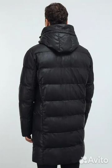 Кожаная куртка мужская зимняя