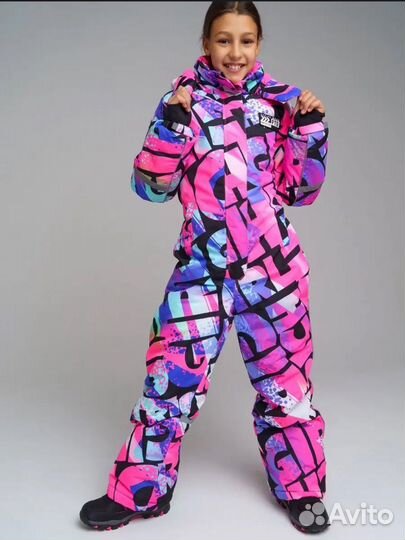 Зимний комбинезон134 для девочки