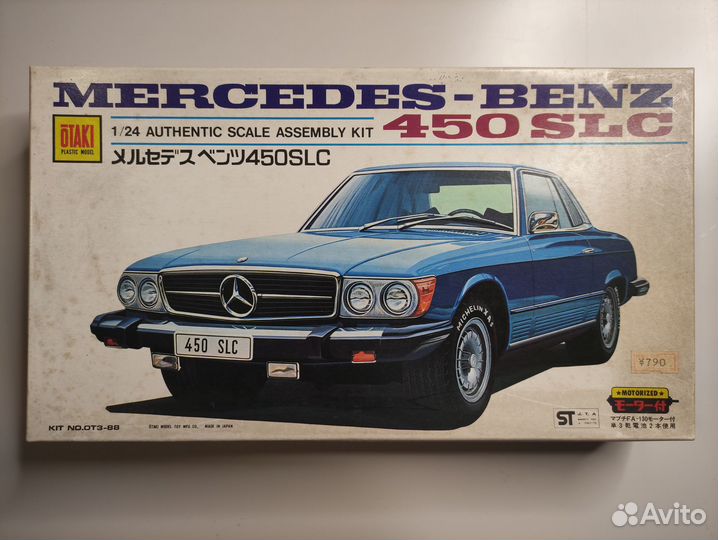 Сборная модель 1/24 otaki Mercedes-Benz 450SLC