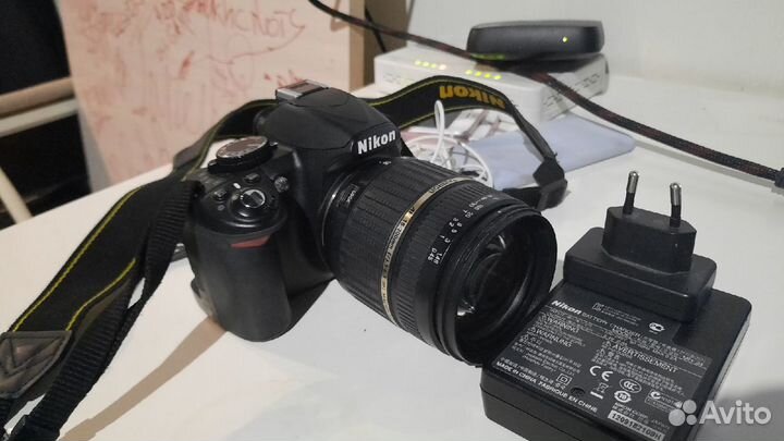 Фотоаппарат nikon d3100 объектив tamron 18-200