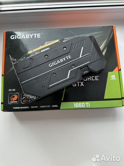Видеокарта Gigabite gtx 1660ti 6gb