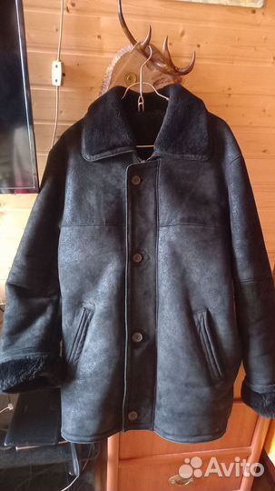 Дубленка натуральная мужская,54р