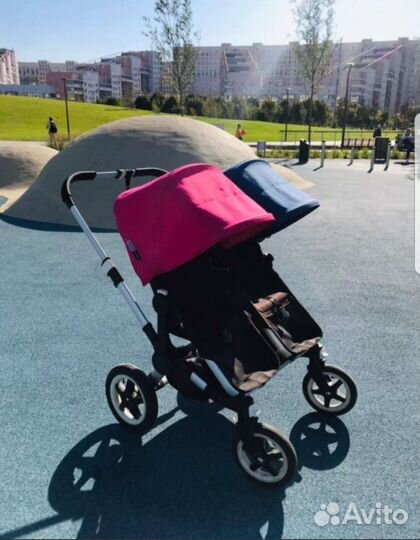 Коляска для двойни Bugaboo donkey twin 2в1