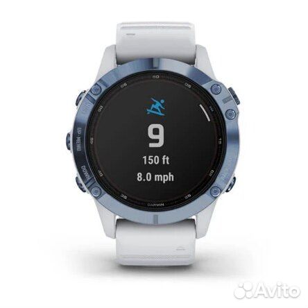 Garmin Fenix 6 Pro Solar Mineral Blue Titanium