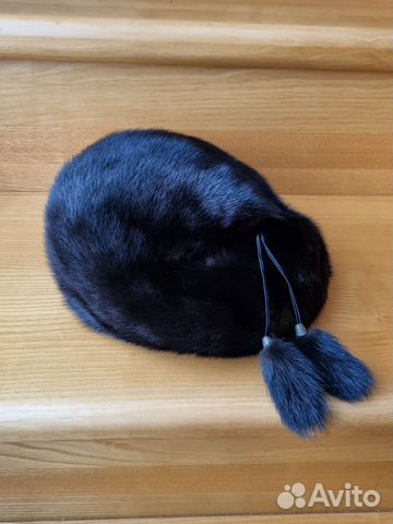 Норковый берет мягкий