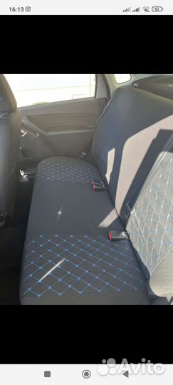 Чехлы на сидения ваз, LADA с вышивкой ромбом