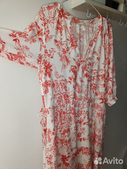 Платье hm 100% вискоза размер 42-44