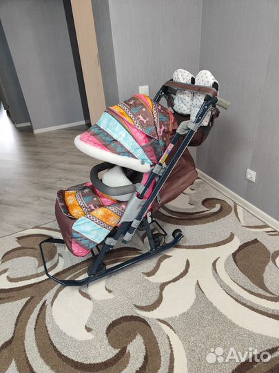 Коляска санки