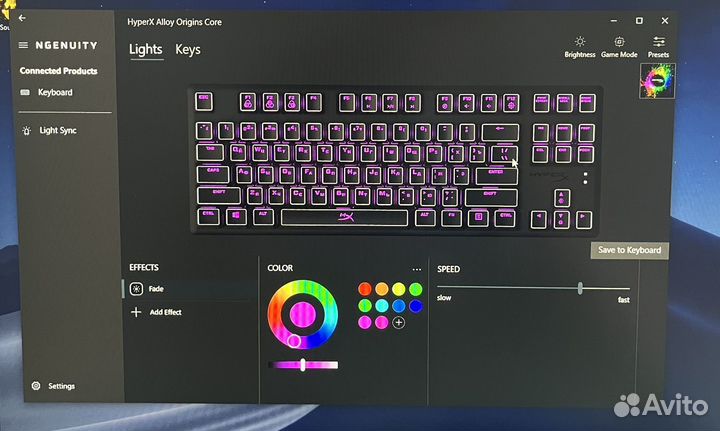 Hyper X Alloy origins core TKL RGB