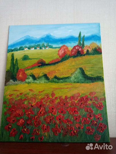 Картина маслом на холсте пейзаж