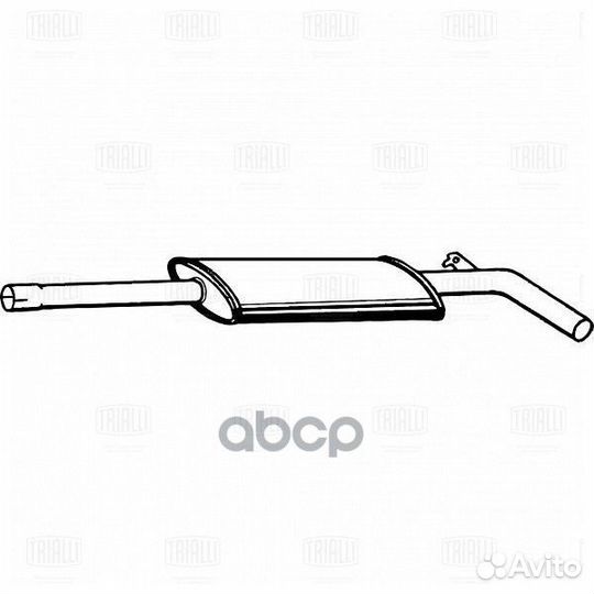 Глушитель для а/м Renault Megane II (02) 1.6 1