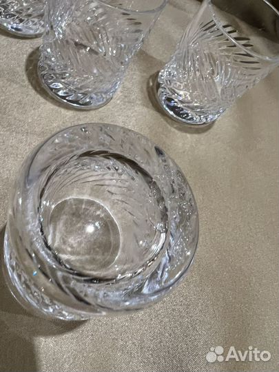 Хрустальные стаканы стопки СССР