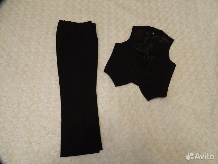 Двойка\брюки с жилетом р.110