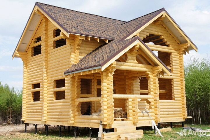 Оцилиндрованное бревно сруб для бани и дома