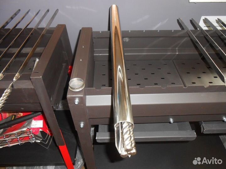 Шампур стальной полированный - Chromium Steel 45 с