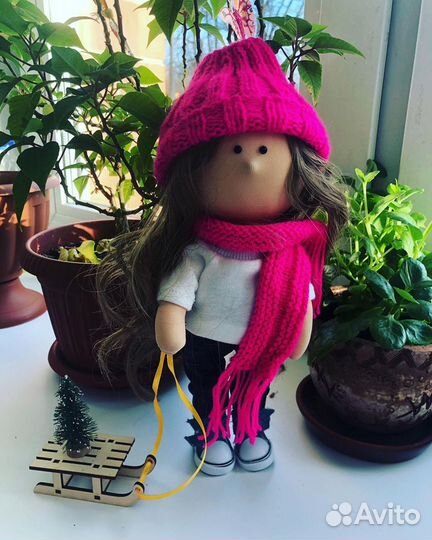 Интерьерная и портретная кукла ручной работы