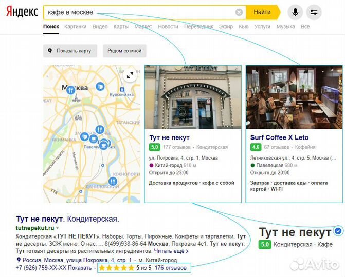 Продвижение на Яндекс картах / Гугл картах / 2гис