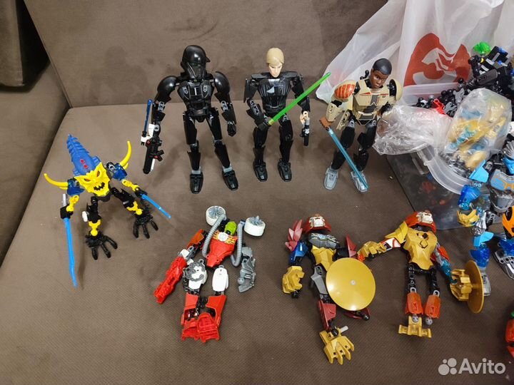 Лего bionicle, hero factory, star wars