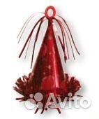 Грузик д/шара Колпак красный