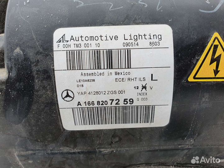 Фара левая Mercedes w166 w 166