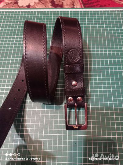 Ремень мужской кожаный