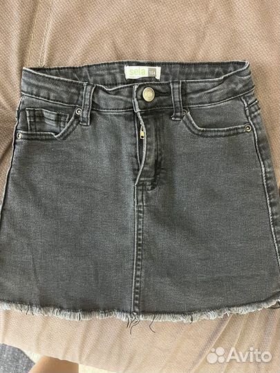 Юбка джинсовая