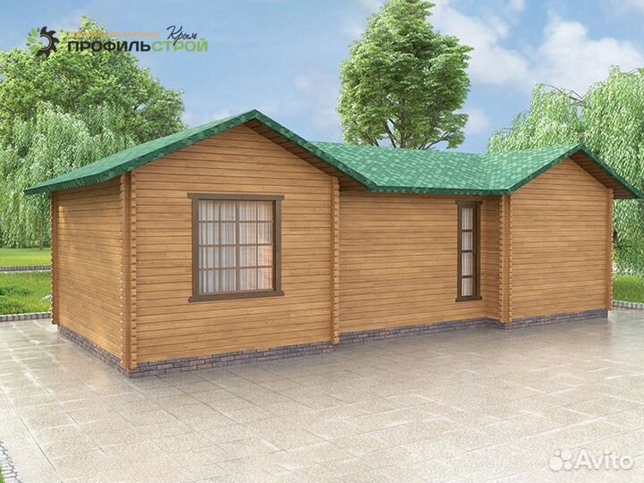 Баня Вирджиния из минибруса 5х11.5 м, 50.9 кв.м