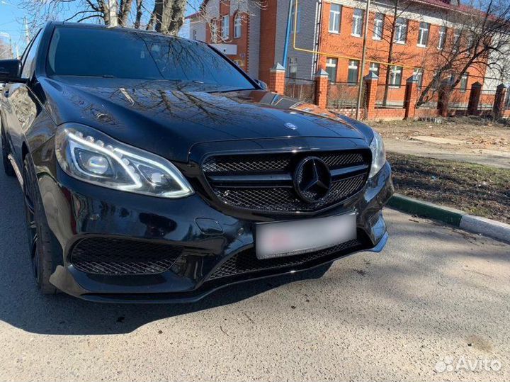 Решётка Mercedes E-class w212 13-16 E63 Black