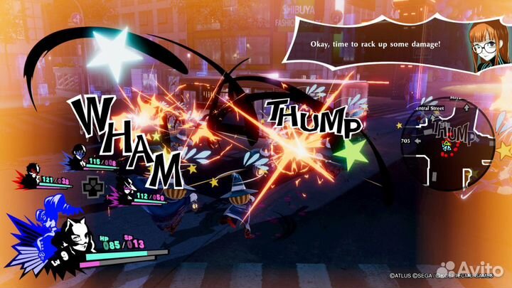 Persona 5 Strikers PS4, английская версия