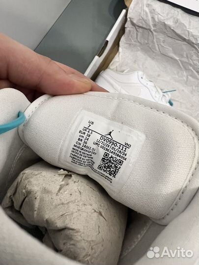 Nike air jordan 1 low triple white 38eu